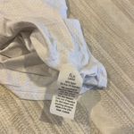 Nux White Open Back Talk Tank Top Photo 7