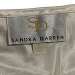 Sandra Darren  Cowl Neck Blouse‎ Sheer Long Sleeve Top Elegant Size 6 Photo 5