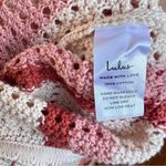 Lulu’s Retro Em Gee Pink Striped Crochet Top ..Size M Size M Photo 7