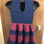 The Vintage Shop NWT  Navy Striped Scuba Dress Photo 2