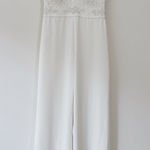 Tadashi Shoji  Zeina Ivory Jumpsuit Size 2 Photo 0