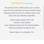 Love Your Melon  Knit Shawl Poncho Photo 7