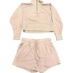 Danskin Blush Cropped Pullover and Shorts Set Photo 0
