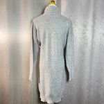 Ralph Lauren Lauren  Gray Speckled Turtleneck Sweater Dress Size Medium Cozy Knit Photo 5