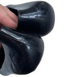 Tory Burch Black Jelly Ballet Flats Embellished Round Toe Women's Shoes Photo 3