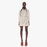 MOTHER The New To Town Shirt Dress Mini Cotton Goodbye Horses Size Small NEW Photo 12