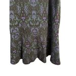 Free People  Amelia Knit Dress Blue Green Combo Size L Photo 6