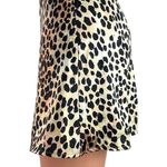 Princess Polly Satin Multicolor Leopard Print Zipper A-Line Flare Mini Skirt 2 Photo 1