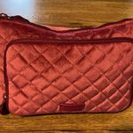 Vera Bradley Majestic Magenta Compact Organizer Velvet Quilted Red Photo 0