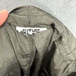 future collective skater grunge baggy wide leg cargo pants large gray nylon rave Photo 2