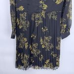 Poet Maxi Dress Womens Large Black Gold Haiku Koi Fish Print Photo 2
