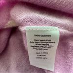 Talbots  100% Cashmere Crewneck Sweater Star Print Lavender Soft Luxury L Photo 7