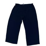 Eileen Fisher Black Silk Wide Leg Elastic Waist Pants Size Small Photo 0