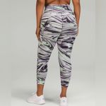 Lululemon Fast and Free High Rise Tight Paint Glide Warp Multi Women's Leggings Photo 2