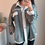 POL Distressed Shacket Photo 3