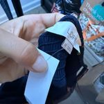 Loft Nwt Navy Blue Floral Flowy Jersey Knit Dress Photo 4