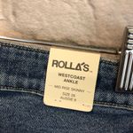 Rolla's NWT  26" West Coast Ankle Mid-Rise Skinny Natalia Worn Distressed Jeans Photo 12