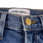 Etienne Marcel Full Side Zipper Ribbon Skinny Jeans Blue Size 25 Photo 13