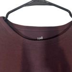 J.Jill Maroon Long Sleeve Supima Cotton Crew Neck Pullover Tunic Women Sz XS Photo 4