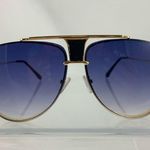 Police blue mesh metal aviator sunglasses Photo 1