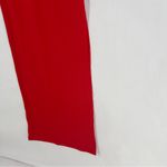 Haute Monde ‎ Red Stretch Ribbed Jersey Knit Side Slit Bodycon Scoop Maxi Dress S Photo 4