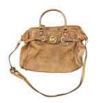 Michael Kors  Satchel Crossbody Bag Ostrich‎ Leather Designer Purse Handbag Photo 1