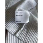 Lady Hagen  White Sweater Vest L Argyle Diamond Knit Sleeveless Pullover Cotton Photo 6