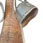 Jack Rogers Jacks Stacked Mid Wedge 10 Platinum Sandals Photo 10