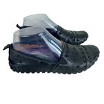 KURU Black Leather Eyelet Slip On Lightweight Comfort Loafers Women's Size 36 6 Photo 1