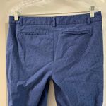 Hilary Radley  Blue Print Slim Leg Cropped Pants 10 Photo 6