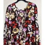 Hinge  Dress Size XS Floral Shift Long Sleeve Wedding Guest Church Shower Photo 4
