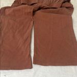 ZARA  Brown A-Line Maxi Pleated Jumpsuit Photo 2