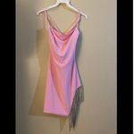 laura's boutique Rhinestone tassel side Pink dress Photo 2