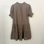 Apiece Apart Las Alturas Mini Dress in Morel Brown size Small Photo 5