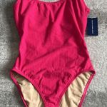 Ralph Lauren Sport Swimsuit Womens 12 One Piece Bathing Hot Pink Vintage USA New Photo 0