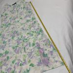 Sag Harbor Midi Dress Sz 6P 6 Petite Pastel Floral Sleeveless Tie Back Photo 6