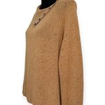 J.Jill | Medium | Confetti Speckled Fold Over Cowl Neck Knit Pullover Sweater Photo 2