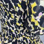 Amanda Uprichard Adrina Smocked Blouse Top Size Small Short-Sleeve Back-Zip Photo 6