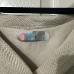 Free People Beach Cream Tie Back Sweater Photo 7