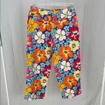 Talbots  Women's Hawaiian Print Pants Size 8 Photo 1