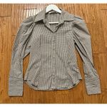 ZARA  plaid puff sleeve long sleeve button down xs Photo 5