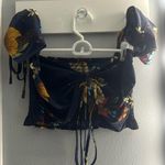 Floral summer outfit! Super cute! Blue Size L Photo 0