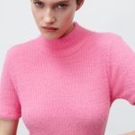ZARA nwt fluffy Barbie sweater top Photo 7