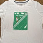Nautica  Women’s White Tennis Graphic Tee  Photo 0