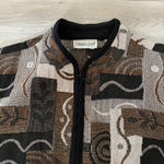 Coldwater Creek American Vintage  Tapestry Patchwork Vest Women's Zip Front Med Photo 1