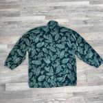 Duffel Outdoors green pinecone print fuzzy fleece full zip jacket womens medium Photo 5