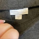 J.Jill  Gray Stretch Ponte Pull On Flat Waist Pencil Skirt Women's Medium Photo 6