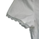 Edikted My Dear Graphic Baby Tee Size Small Dainty Lace Crewneck Preppy NWOT Photo 3