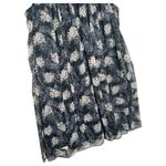 Joie  Dress Womens L Thelen Baltic Swing Trapeze Chiffon High Neck Lined Blue Photo 4