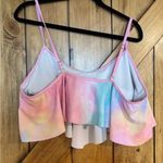 Swimsuit Two Piece Tie Dye Black Adjustable Spaghetti Straps Photo 2